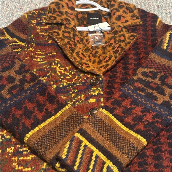 NWT Desigual Women's Earthy Tones Jacket size Large - Picture 15 of 15